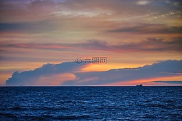 海,船舶,水