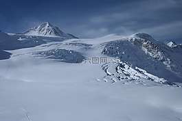阿尔卑斯山,冰川,山