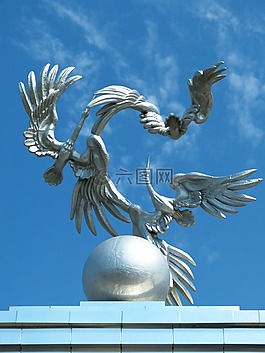 塔什干,独立广场,纪念碑