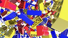 構建基塊,3d,玩具