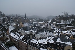 盧森堡在雪中,盧森堡的冬天,歐洲