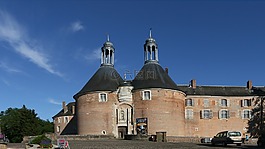 圣 fargeau,城堡,法国