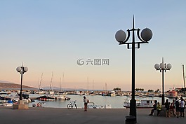 克羅地亞,abendstimmung,端口