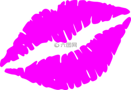 口红,嘴唇,粉红色