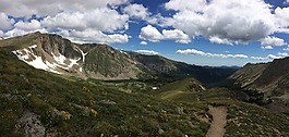 高山,徒步旅行,科羅拉多州