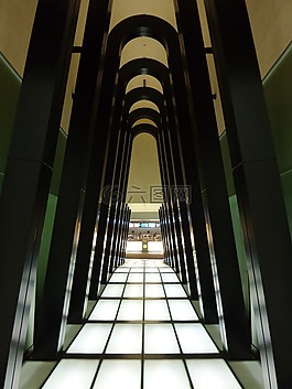 電影院,走廊,未來