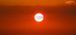 太陽,日落,自然
