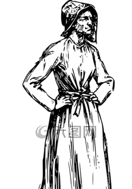連衣裙,女性,人