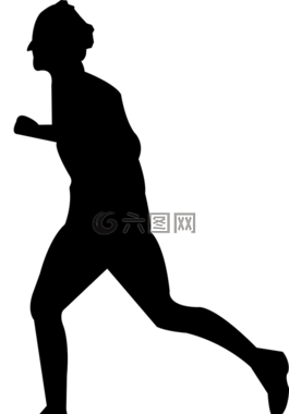 人類,慢跑,男子