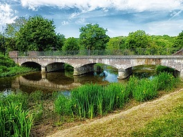 法國,橋,景觀