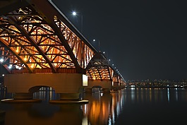 夜景,晚上,漢城