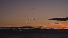 日出,日落,黃昏
