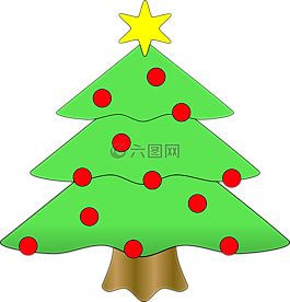 圣誕樹(shù),圣誕節(jié),杉木樹(shù)