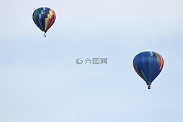 熱氣球,天空,空氣