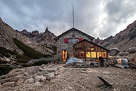 refugio弗雷,山大教堂,阿根廷