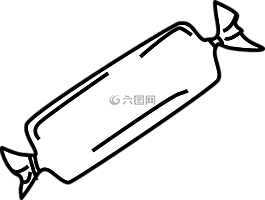 糖果,黑,白