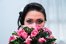 新娘,花束,花卉