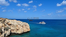 巖質(zhì)海岸,海,地平線