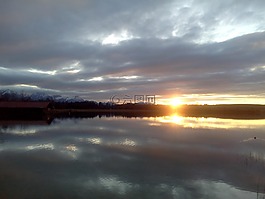 日落,abendstimmung,黃昏