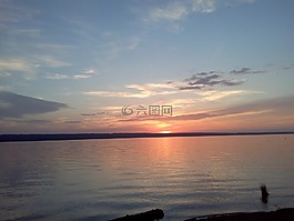 日落,浪漫,abendstimmung