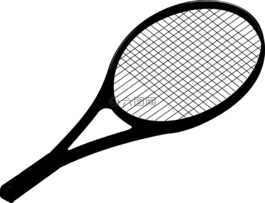 球拍,網(wǎng)球,黑