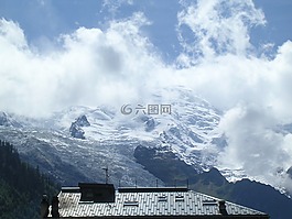 夏蒙尼,法国,山