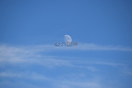 luna,云,天空