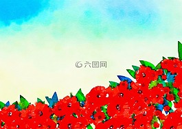 水彩,混合,紙