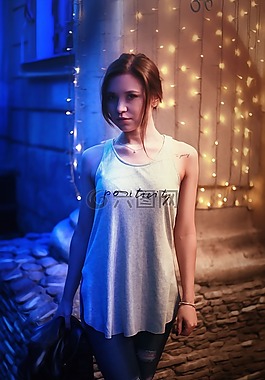 女孩背心,視圖,發(fā)
