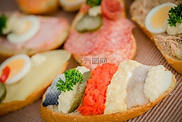 魚,鯡魚,螃蟹