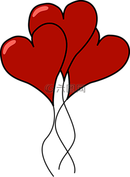 情人節(jié),心,氣球