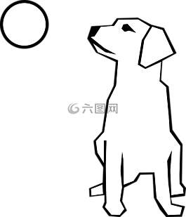 狗,滿月,寵物