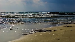 風(fēng)暴,波,海