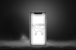 電話,狗,動物