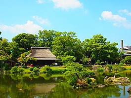 日本花園,日本,溫泉水