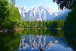 湖,水,鏡像
