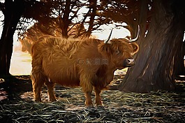 繪畫,油畫,照片油畫