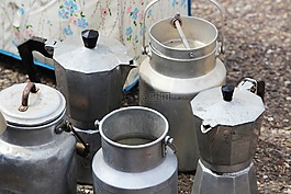 咖啡機(jī),鍋,牛奶