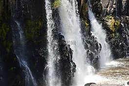 瀑布,水,河