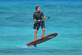 男子,沖浪,海