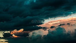 天空,云,太陽