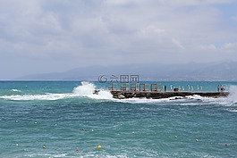 海,風暴,云