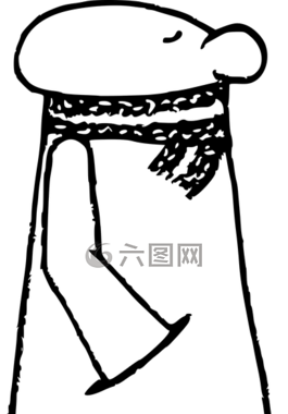 黑,卡通,外套