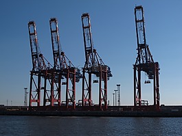 港口起重機(jī),漢堡,端口
