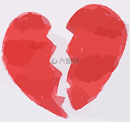 心,破碎,愛