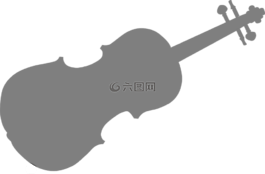 小提琴,字符串的文书,侧影