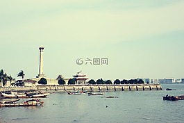 廈門(mén),海邊,紀(jì)念碑