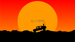 黑色陰影,日落,性質(zhì)