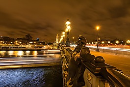 巴黎,橋,街