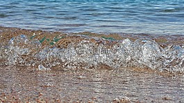 波,海灘,海